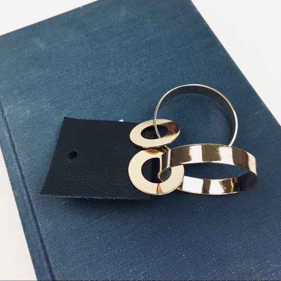 Free People Lizzie double hoop earrings NWT - Picture 3 of 5